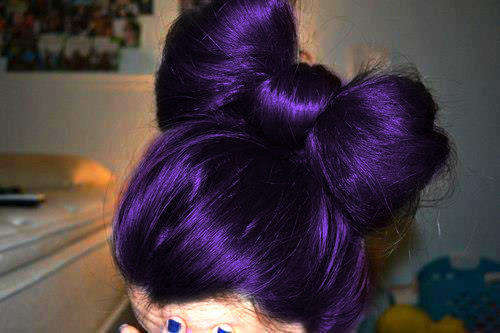 Powder Hair Dye - Dark Purple