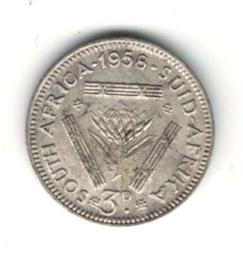 **R1 START - 1958 Three Pence