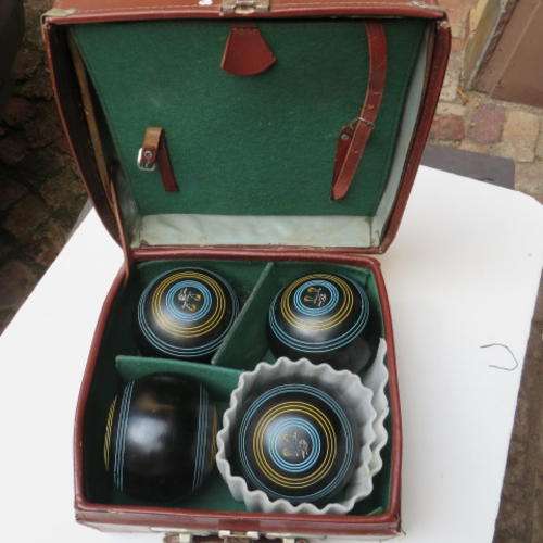 SET OF FOUR HENSELITE BALLS - SUPER GRIP - 4 7/8 CHAMPIONSHIP