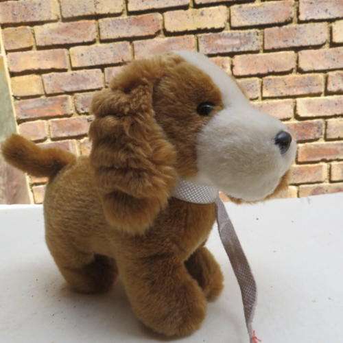 DOG - 160 MM - RUSS - NO. 0108 - NEEDS SOME SMALL STITCHES AT ONE EAR