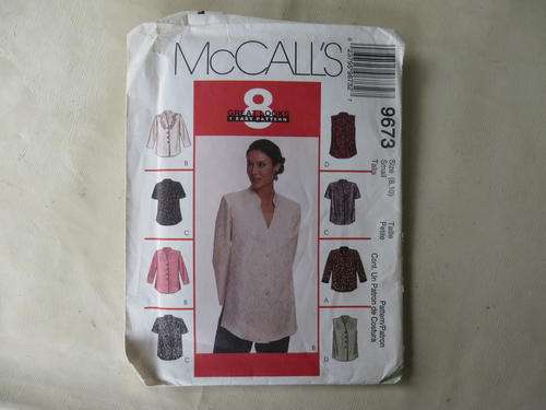 MCCALLS - PATTERN NO.9673  - SIZE 8-10 SMALL - FACTORY FOLDED