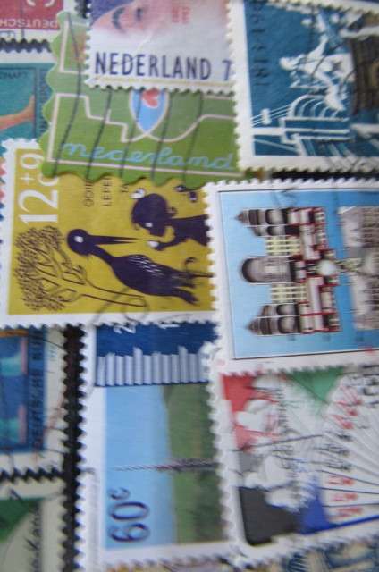 START WITH YOUR OWN INTERNATIONAL STAMP COLLECTION - 73 STAMPS - 4 COUNTRIES