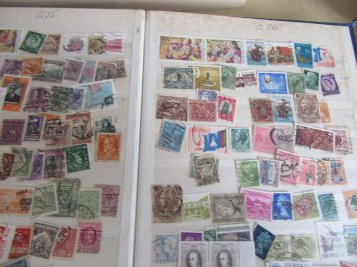 FOR THE BEGINNER OR SERIOUS SEARCHER - OLD STOCK BOOK FILLED WITH 25 FULL PAGES - BID PER PAGE