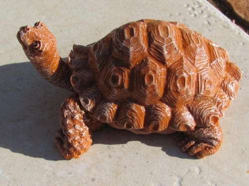 tortoise!!made from resin.for use indoors and out.fully weatherproof!