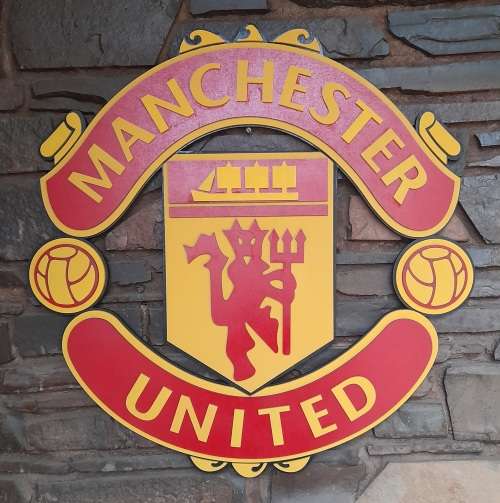 Large Manchester United layered Wooden sign 600mm