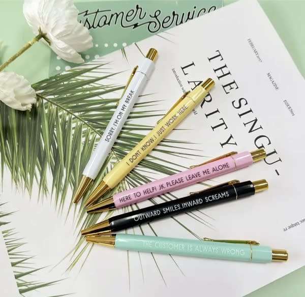 Customer Service Pen Set Funny gift