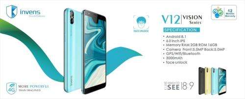 Invens V12 Plus- 6 Inch Display