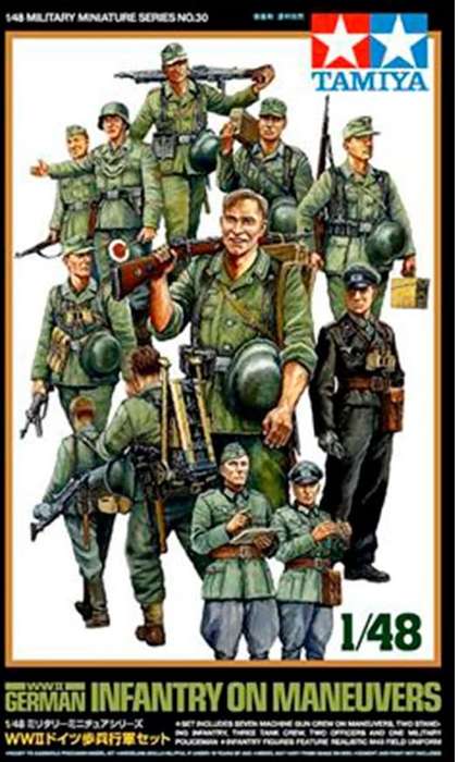 WWII GERMAN INFANTRY ON MANEUVER Series no. 30