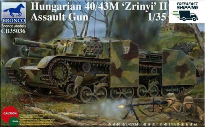 Bronco Model, CB35036 1/35 Hungarian 40/43M `Zrinyi` II 105mm Assault Gun