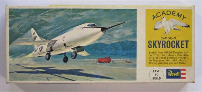 Revell Model, H121 D-558-2 SKYROCKET ROCKET-POWERED JET 1/54