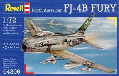 Revell Model, North American FJ-4B Fury.