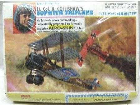 Revell Model, Sopwith Triplane - Lt. Col. R. Collishaw`s
