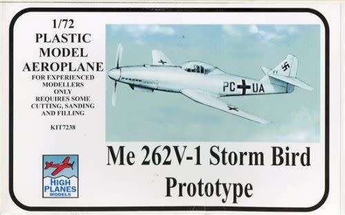 HighPlane Model, Me 262V-1 Storm Bird Prototype