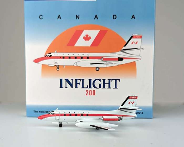 Inflight Model, Transport Canada Lockheed L-1329 JetStar C-FDTX 1:200 Scale  IF1400918