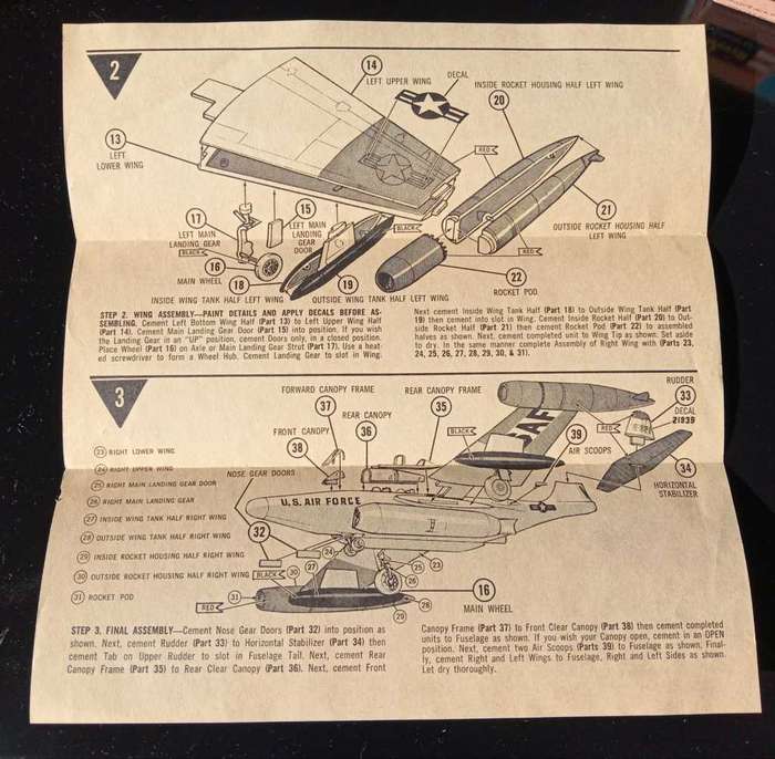 Revell Model, Scorpion Northop F-89D Fighter Jet, Authentic Model Kit.
