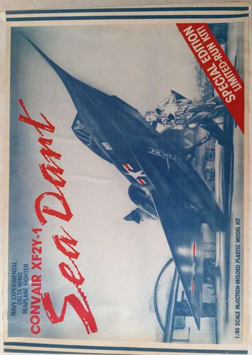 Rare Plane Model, Navy Experimental Delta Wing Seaplane Fighter - Convair XF2Y-1