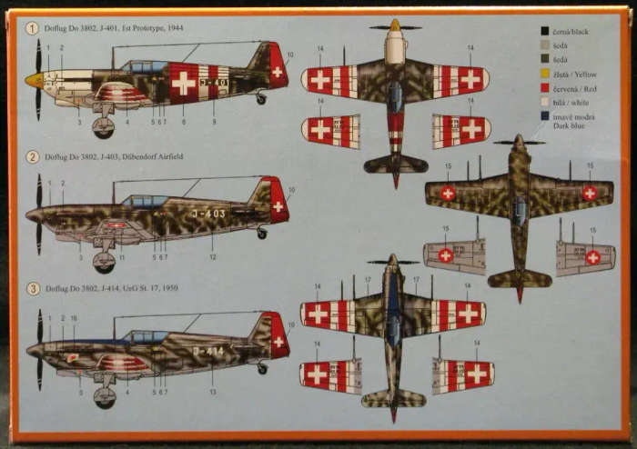 RS Models, DOFLUG 3802 Swiss WWII Fighter