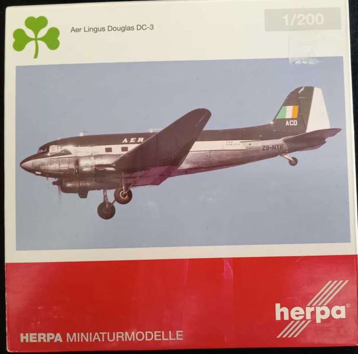 Herpa Wings, Douglas DC-3 Aer Lingus Airlift  ZS-NTE - `St. Gail`