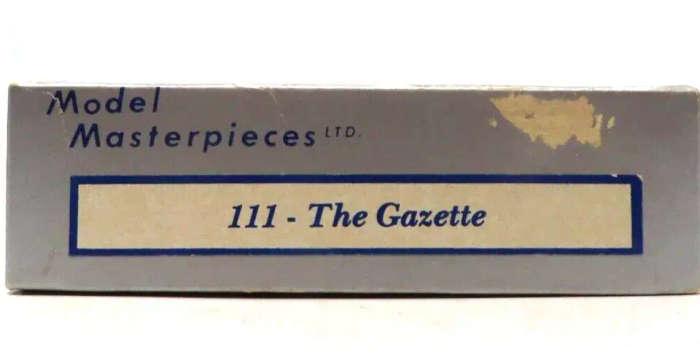 THE GAZETTE - SCALE - HO - MODEL MASTERPIECES - #111