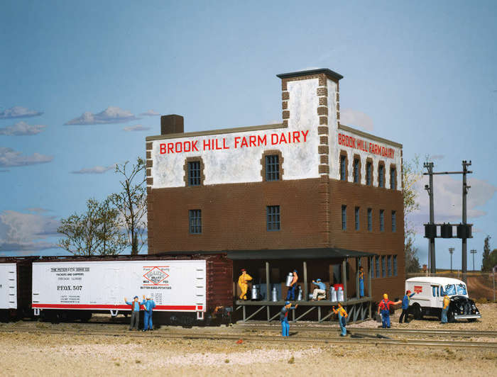 Brook Hill Farm Dairy - Kit - 18.7 x 18.4cm Walthers Cornerstone Part # 933-3010