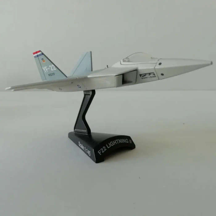 Del Prado, F22 Lightning II Diecast Model USAF, Prototype, 1/145 Scale
