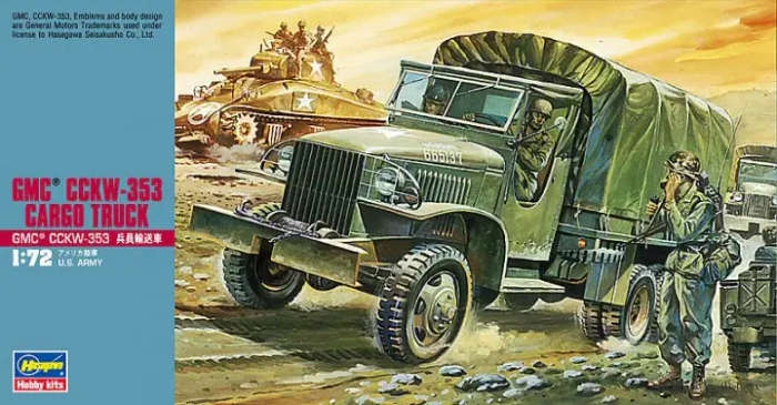 GMC CCKW-353 Cargo Truck U.S. Army Hasegawa | No. 31120 | 1:72