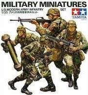 Military Miniatures U.S. Modern Army Infantry - Tamiya 1/35 Scale #35133