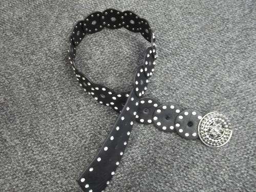 Stunning Brand New Black Belt with bling studs - Med/Large Fit