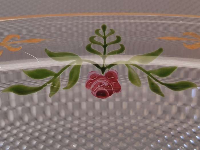 Lovely Large 12 Piece Glass Platter with Serving Dishes.