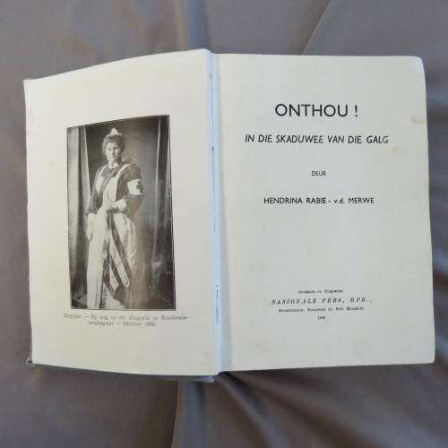 Onthou - Hendrina Rabie van der Merwe