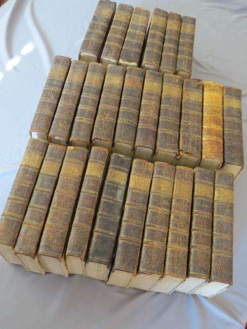 Bybel verklarings: Bijbel verklaerd door J. van Nuys Klinkenerg (27 dele van 1780 - 1795 -Amsterdam
