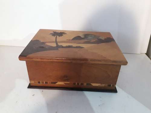Wooden Cigarette Box