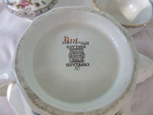 SPODE EDEN -TEAPOT- MILK AND SUGAR tea for 2 pot size