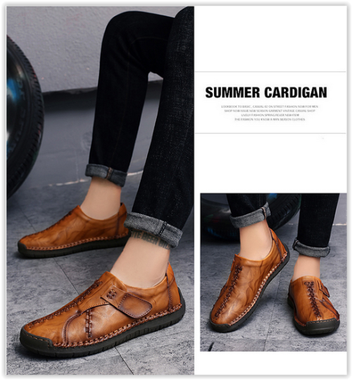 Men Genuine Leather Shoes Classic Fashion Male MAD R449
