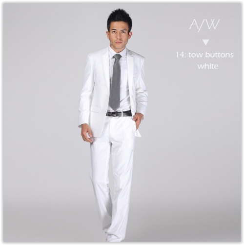 Men Suit 2018 Slim Fit Jacket + Pants + Tie Huge Variety Wedding Party Costume MAD R850