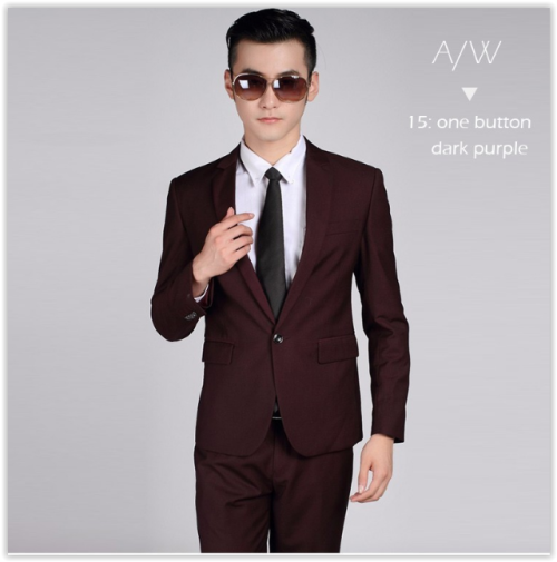 Men Suit 2018 Slim Fit Jacket + Pants + Tie Huge Variety Wedding Party Costume MAD R850