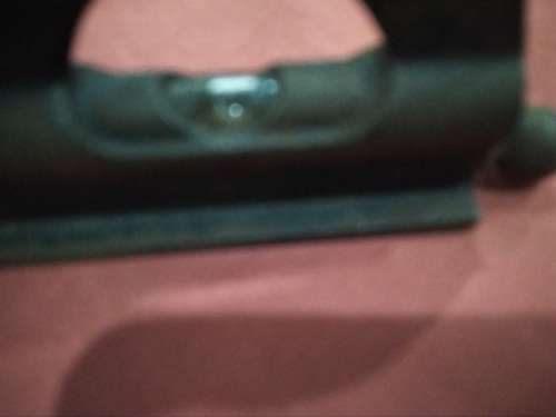 VINTAGE ENGINEERS COMBINATION SQUARE & PROTRECTOR - LIGHT MARKINGS - Please see pictures & read desc