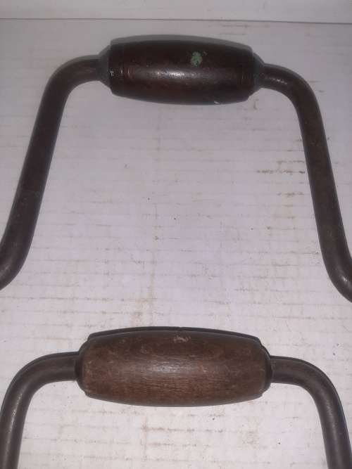 2 VINTAGE HAND BRACE DRILLS (chuck on 1 needs attention) - please check pics and Desc