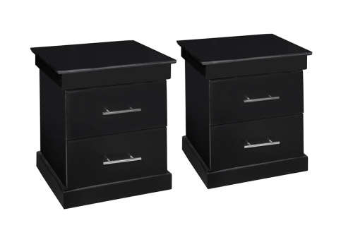 Bed tables / Side Pedestals (Black OR White)