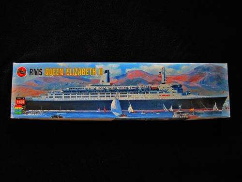 Airfix 1/600 "Queen Elizabeth 2" Passenger Liner. Extremely Rare Kit. PRICED REDUCED NOW!