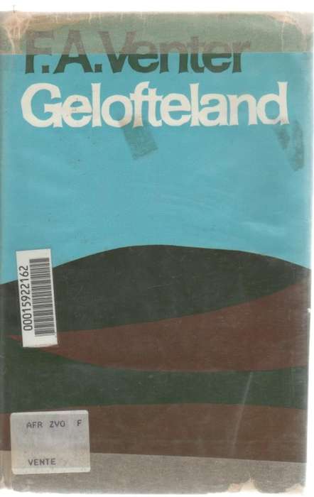 GELOFTELAND - F A VENTER (5 DE DRUK 1970)