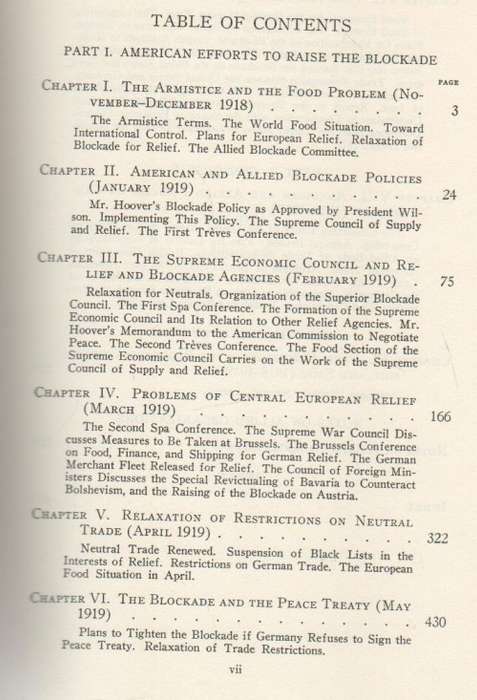 THE BLOCKADE OF GERMANY AFTR THE ARMITICE, 1918 - 1919 - SUDA LORENA BANE & RALPH HASWELL LUTZ(1942)