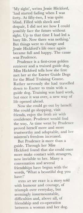 EYES AT MY FEET - JESSIE HICKFORD (1973)