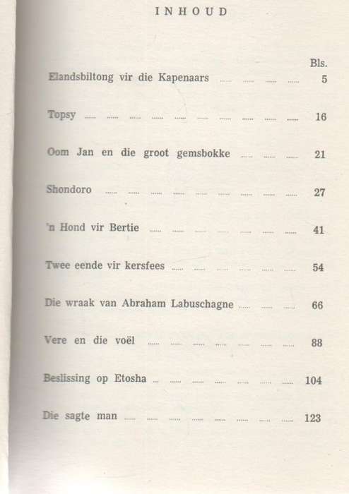 SHONDORO EN ANDER KORTVERHALE - DOC IMMELMAN (2 DE DRUK 1966)