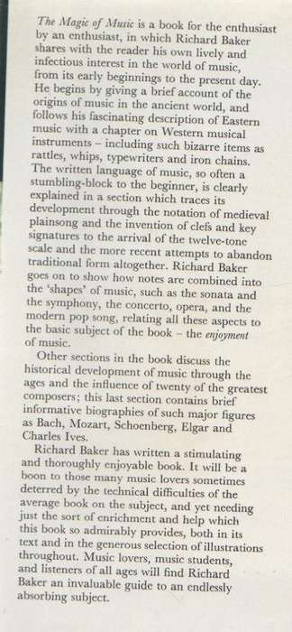 THE MAGIC OF MUSIC - RICHARD BAKER (1975)
