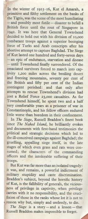 THE SEIGE - RUSSELL BRANDDON (1 ST PUBLISHED 1969)