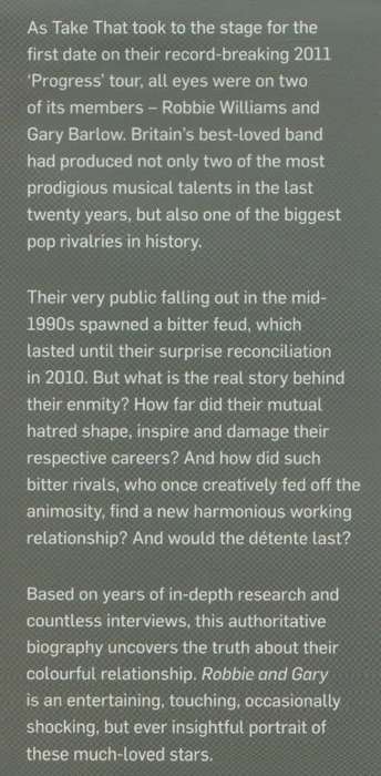 ROBBIE AND GARY, IT'S COMPLICATED - PAUL SCOTT (1 ST PUBLISHED 2011)