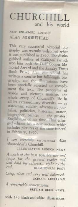 CHURCHILL AND HIS WORLD - ALAN MOOREHEAD (1965)