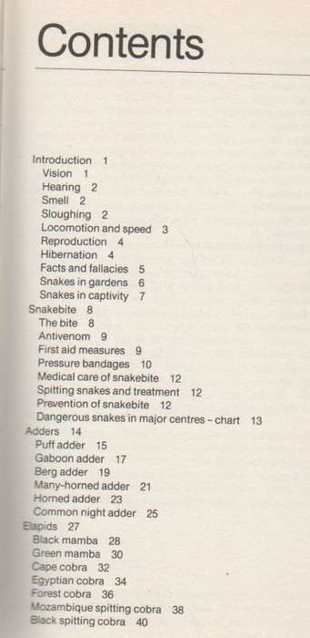 SNAKE VERSUS MAN - JOHAN MARAIS (1 ST EDITION 1985)