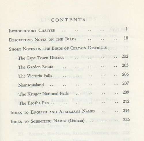 A FIRST GUIDE TO SOUTH AFRICAN BIRDS - LEONARD GILL (9 TH EDITION 1970)